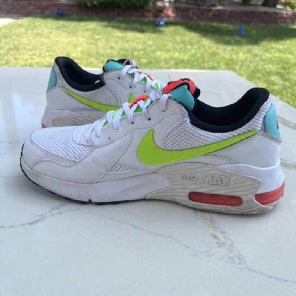 Nike Air Max Excee Women’s Size 9  White Lime Running Shoes CW5606-100 - Picture 9 of 10